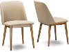 RT324-CHR-2 Wood Dining Chair Pair - Lavin