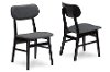 RT336-CHR-2 Dark Brown Wood Dining Chair Pair - Debbie-2