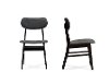 RT336-CHR-2 Dark Brown Wood Dining Chair Pair - Debbie-3
