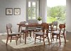 RT337-CHR-2 Wood Dining Chair Pair with Grey Faux Leather - Sacramento-5