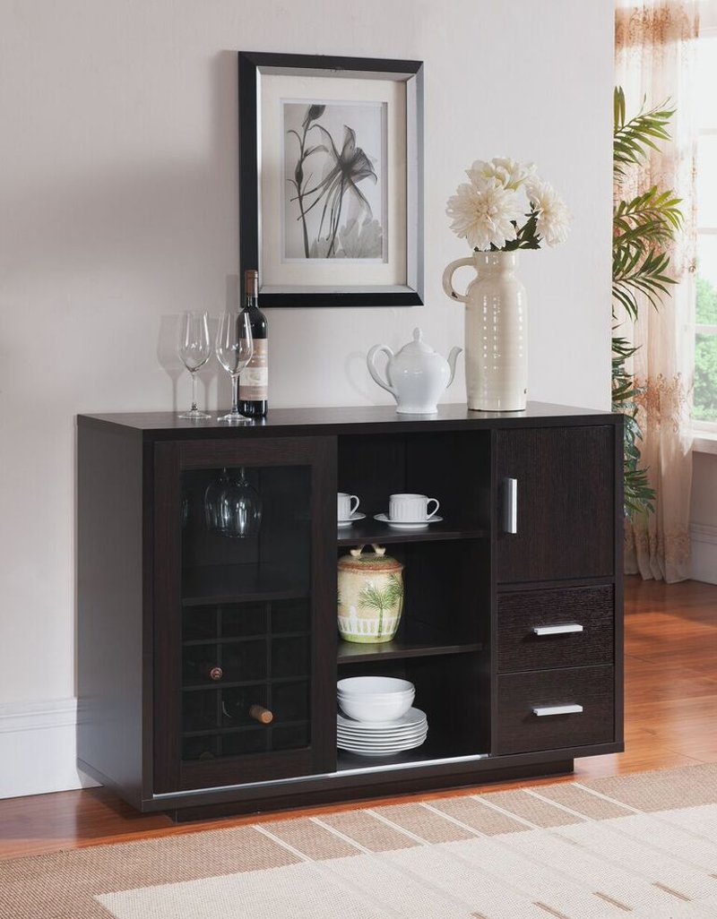 Contemporary Dining Buffet Vandalia Rc Willey Furniture Store