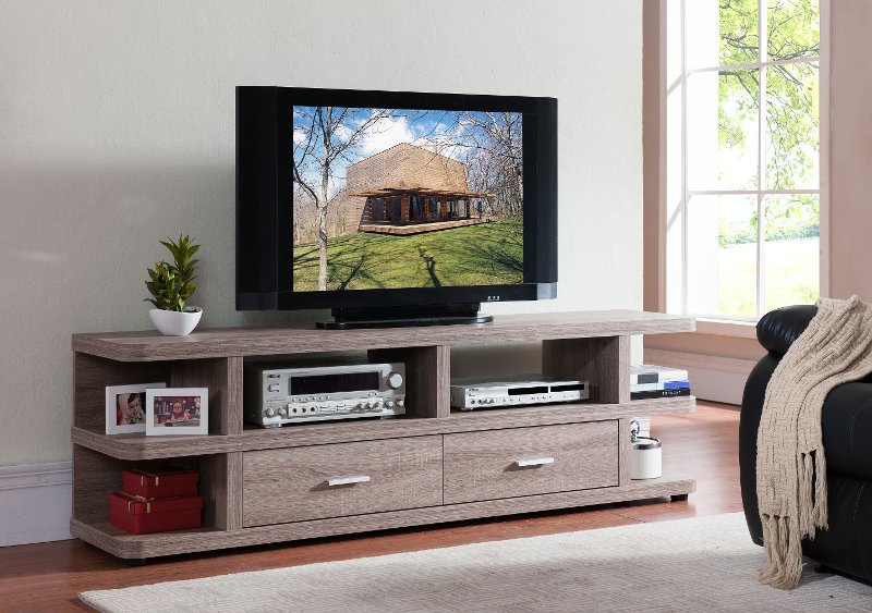Modern Light Oak TV Stand | RC Willey Furniture Store