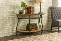 YLX-2682-ST Antique Bronze Curved Console Table - Newcastle