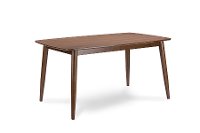 RT334-337-7PC-Set Walnut and Beige 7 Piece Dining Set - Sacramento