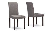 Andrew-5PC-Grey Espresso/ Gray 5 Piece Dining Set - Andrew