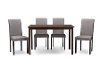 Andrew-5PC-Grey Espresso/ Gray 5 Piece Dining Set - Andrew-5
