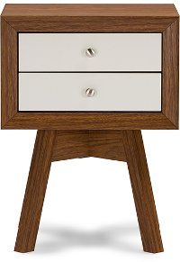 ST-005-AT/WALNUT/WHITE Two-Tone Walnut/ White End Table - Warwick-2