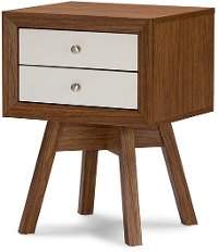 ST-005-AT/WALNUT/WHITE Two-Tone Walnut and White End Table - Warwick-3