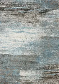Breeze 8 x 11 Gray and Blue Rug
