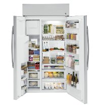 PSB48YSKSS GE Profile 48 Inch Built-in Side-by-Side Refrigerator - Stainless Steel
