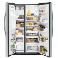 PZS22MSKSS GE Profile Side-by-Side Refrigerator - 36 Inch Counter Depth Stainless Steel-4