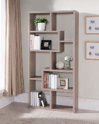 IDI-14967 Geometric Display Bookcase - Mansfield