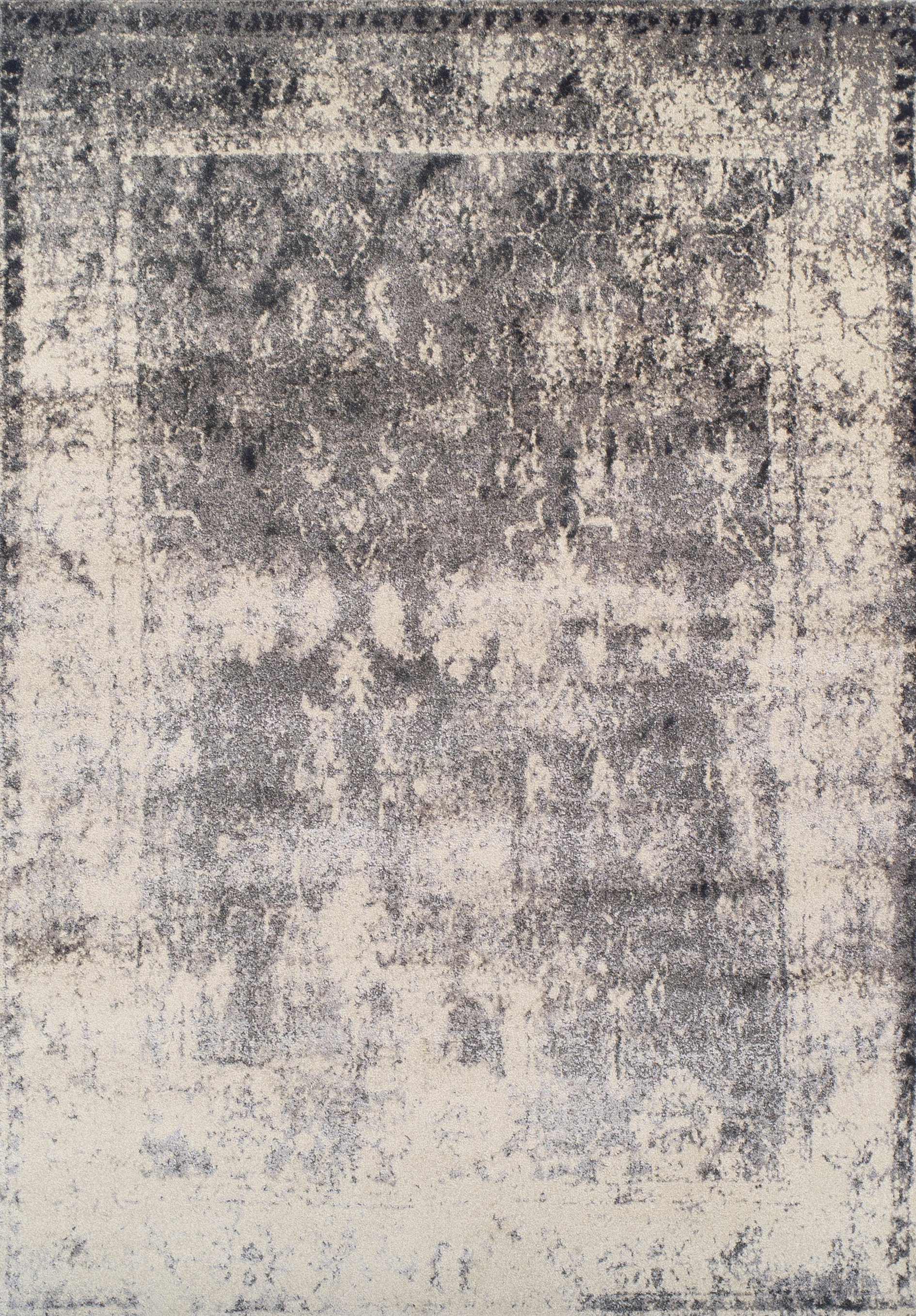 AQ1330GR/5X8/ANTIQUI 5 x 8 Medium Tan and Gray Area Rug - Antiquity-1