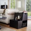 YNJ-1520C1 Black Storage End Table