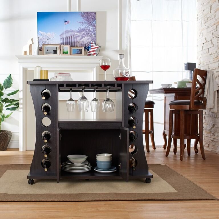 YNJ-1508C5 Morton Wine Rack with Buffet-2