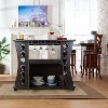 YNJ-1508C5 Wine Rack with Buffet - Morton-2