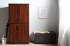 9071971 Cherry 4-Door Shaker Armoire - Morgan -3