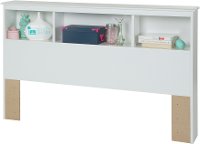 3550093 White Full Size Bookcase Headboard (54 Inch) - Cyrstal