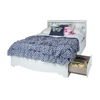 3550093 White Full Size Bookcase Headboard (54 Inch) - Cyrstal-2