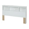 3550093 White Full Size Bookcase/ Headboard (54 Inch) - Cyrstal-6
