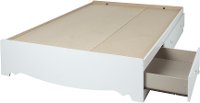 3550211 White Full Size Mates Bed with 3 Drawers (54 Inch) - Crystal-2