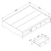 3550211 White Full Size Mates Bed with 3 Drawers (54 Inch) - Crystal-3