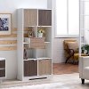 HFW-1479C2 Modern Multiple Compartment Bookshelf - Bernadette-1