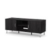 10001 Gray Oak TV Stand with Doors - Renta-2