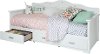 10003 White Twin Daybed with Storage - Tiara -2