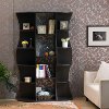 HFW-1481C4 Curved Multiple Tier Bookcase - Alida