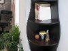 HFW-1480C4 Curved Multiple Tier Corner Bookcase - Alida-2