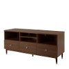10011 Walnut TV Stand with Drawers - Olly -2