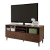 10011 Walnut TV Stand with Drawers - Olly -3