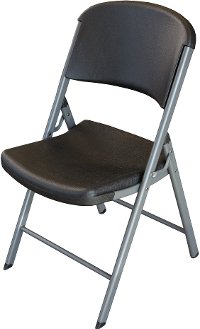 80187 Black Commercial Folding Chairs (4 pack)-2