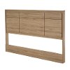 9068256 Rustic Oak Queen Panel Headboard (60 Inch) - Gravity-2