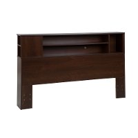 10085 Cherry Full/Queen Bookcase Headboard - Vito -2