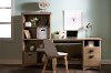 9064070 Rustic Oak Desk with 2 Drawers - Gascony-2