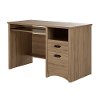 9064070 Rustic Oak Desk with 2 Drawers - Gascony-3