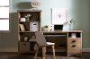 9064767 Rustic Oak 4-Shelf Bookcase - Gascony-5