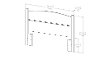 10084 Cherry Full Panel Headboard - Libra -4
