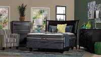 SET Beautyrest Luxury Firm King Size Sleep Set - Black Desiree
