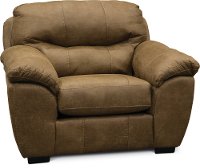Casual Contemporary Silt Brown Chair - Grant