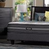 SET Beautyrest Luxury Firm Low Profile Twin-XL Sleep Set - Black Desiree -3