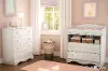 3680A2 Angel White Changing Table and 4-Drawer Chest