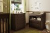 3559A2 Espresso Changing Table and 4-Drawer Chest Set - Angel -2