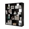 10004 Brown 16-Cube Compartment Shelf - Reveal -3