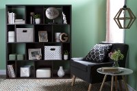 10004 Brown 16-Cube Compartment Shelf - Reveal -4