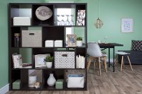 10004 Brown 16-Cube Compartment Shelf - Reveal -5