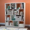 10007 White 16-Cube Compartment Shelf - Reveal -1