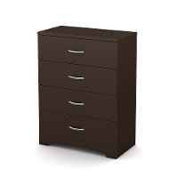 10068 Brown 4-Drawer Chest - Step One